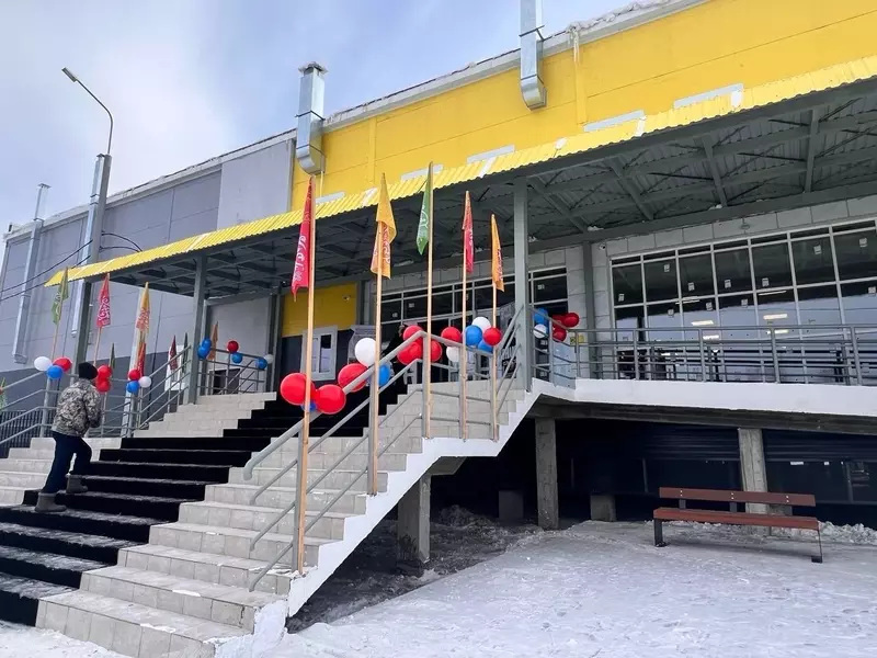 Открылся новый спортивный комплекс в селе Хатассы Якутии