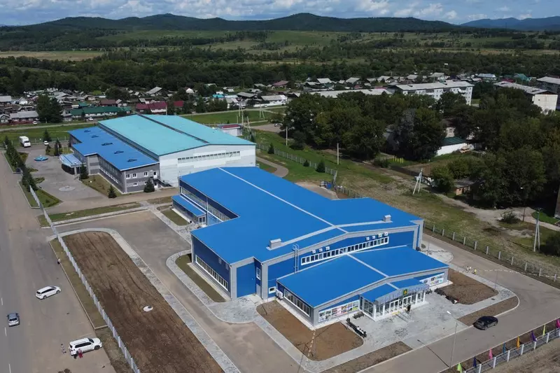 Картинка 2 для «спортивные объекты: Первый сельский спортивный кластер создали в приморской Чугуевке по нацпроекту»