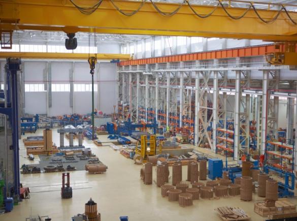 Общий вид нового цеха Нижне-Исетского завода металлоконструкций
