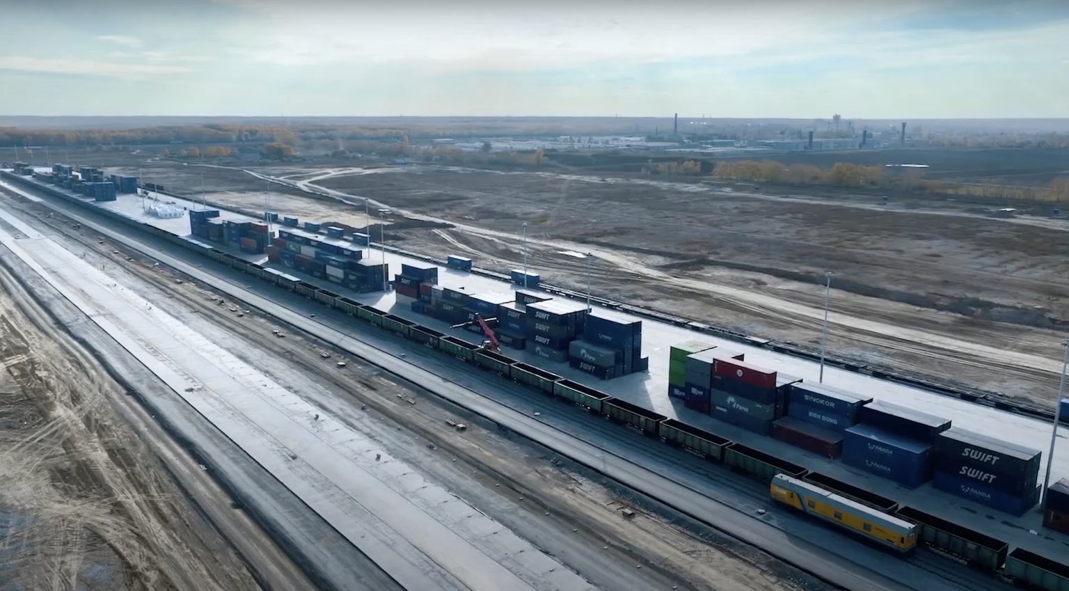 В Новосибирской области запущена вторая очередь ТЛЦ для обработки контейнерных поездов
