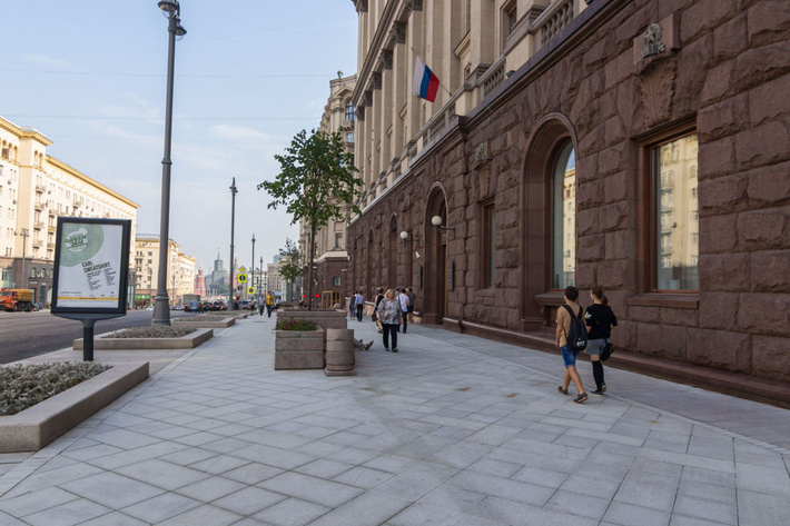 Москва, Тверская улица после реконструкции
