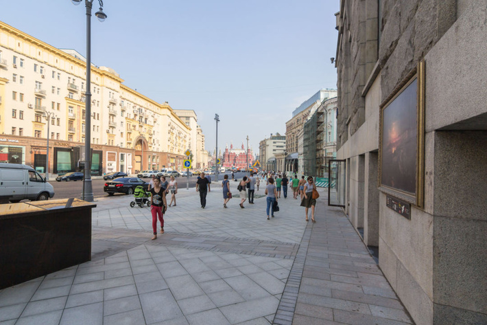 Москва, Тверская улица после реконструкции