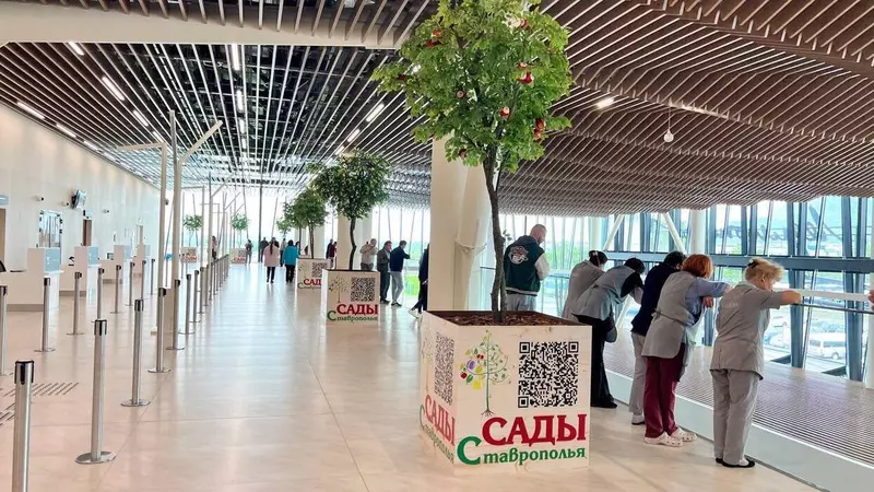 Изображение №5 для «В аэропорту Минеральных Вод открыли новый терминал»