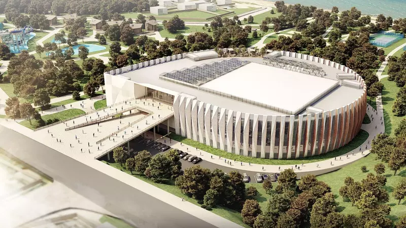 Изображение №2 для публикации «строительство: Ход строительства новых спортивных объектов»