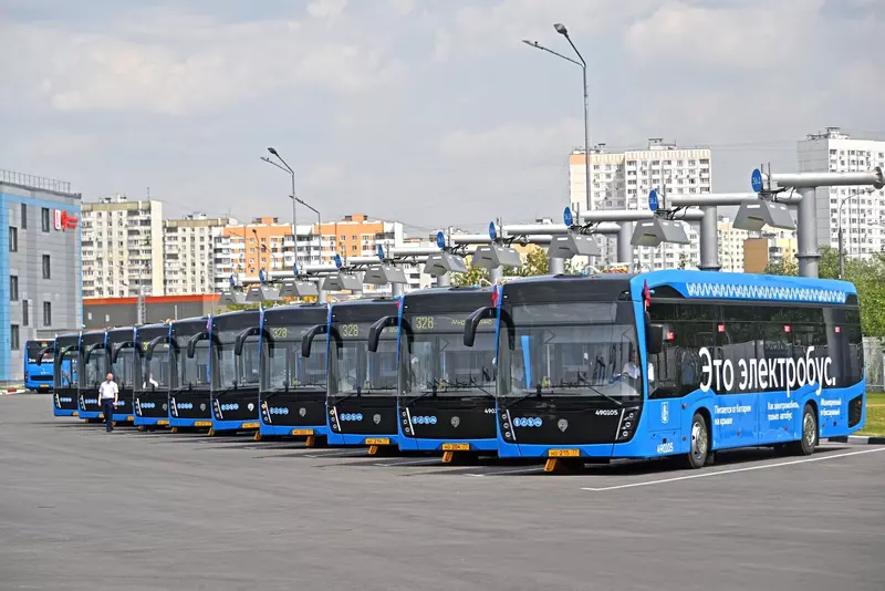 Картинка #1 для статьи «Транспорт: В Москве открыт новый электробусный парк в районе Митино»