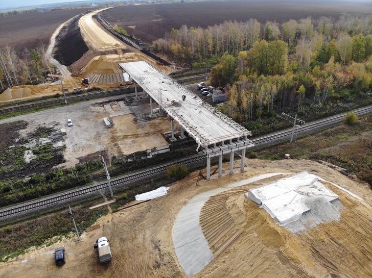 Фотоотчет со строительства обхода города Сасова Рязанской области