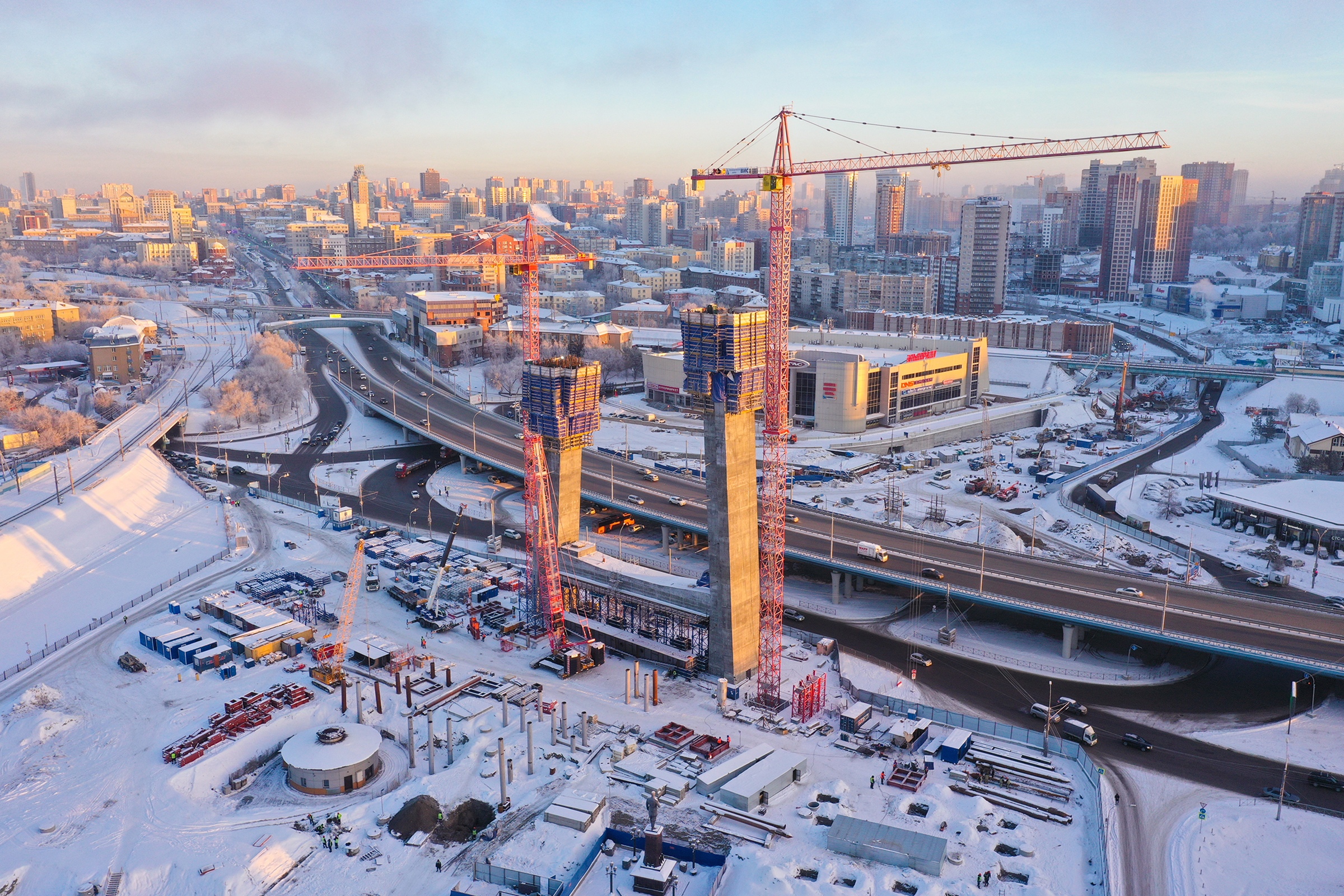 Новый мост в Новосибирске 2022