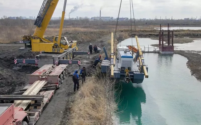 Ярославский речной порт ведет строительство земснарядов амфибий Лангуст