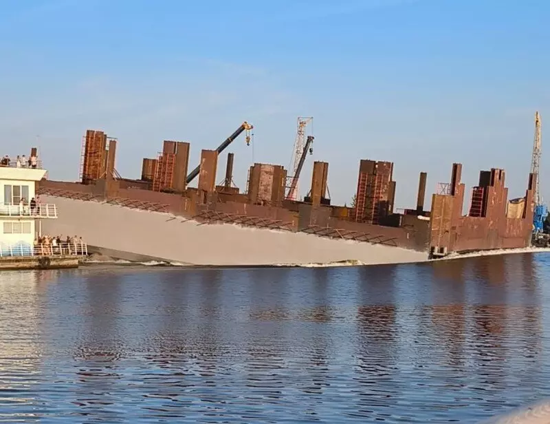 На СЗ Галактика спущено на воду плавучее нефтехранилище проекта 04650