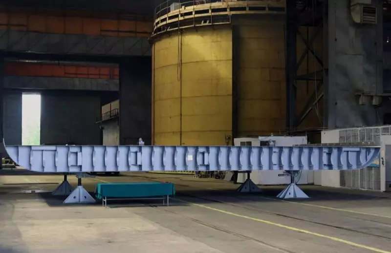 Фото #2 для новости «Красное Сормово: На СЗ Красное Сормово заложен круизный лайнер Михаил Жванецкий проекта 00840»