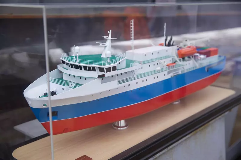 Изображение 2 для публикации «Нефтефлот: На СЗ Нефтефлот заложено морское грузопассажирское судно проекта 27»