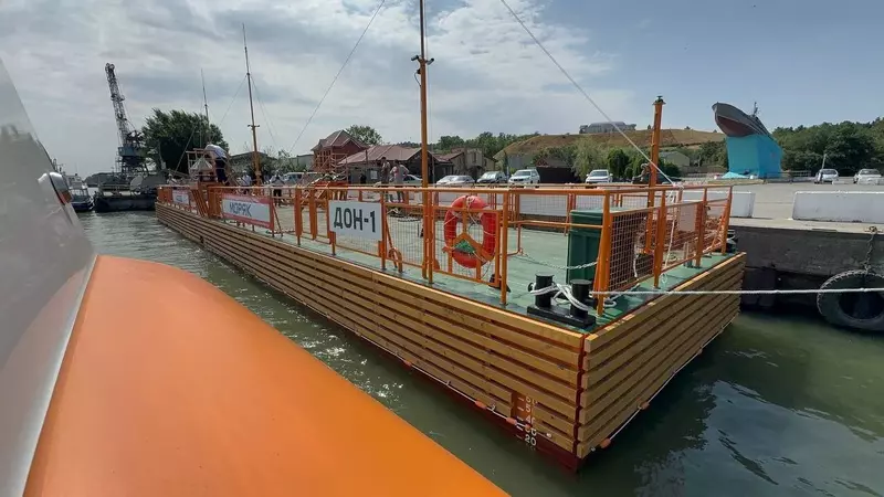 З Моряк изготовил для порта Азов плавучий причал проекта 74