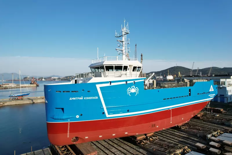 Находкинский СРЗ заложил серию из 14 краболовных судов