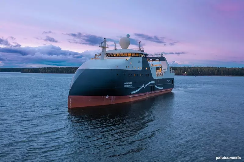 Головной траулер Капитан Соколов проекта 170701 завершил ходовые испытания