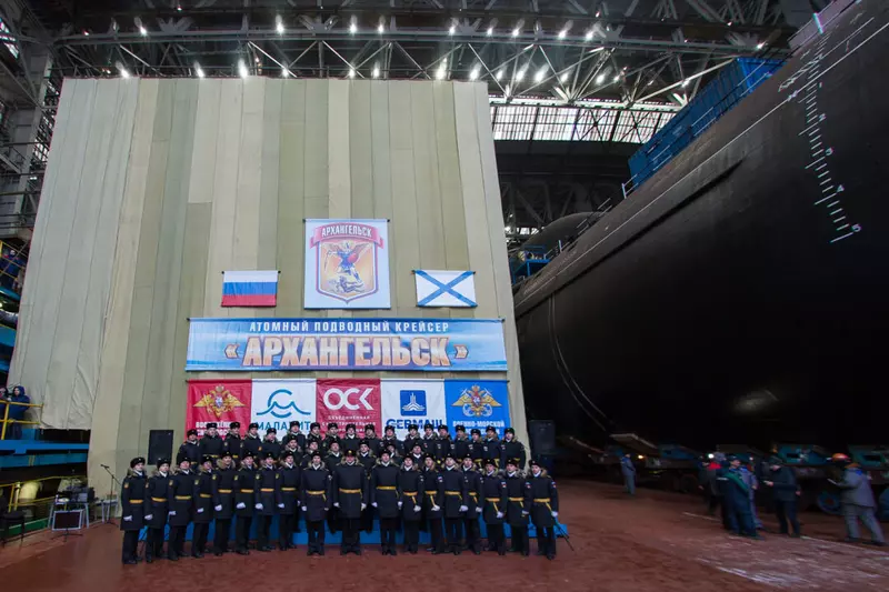 #2 для новости «Севмаш: На СЗ Севмаш спущена на воду атомная подводная лодка К 564 Архангельск проекта 885М»