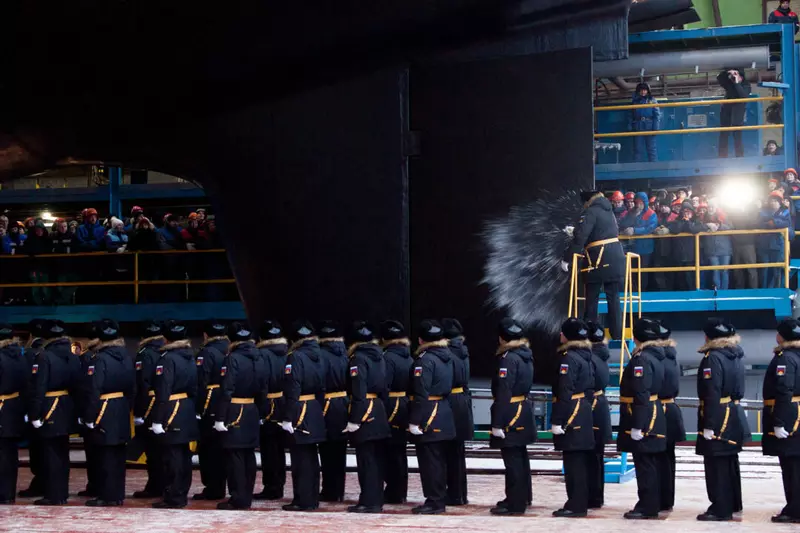 Изображение #3 для статьи «Архангельская область: На СЗ Севмаш спущена на воду атомная подводная лодка К 564 Архангельск проекта 885М»