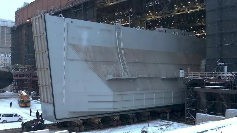 Изображение №2 для статьи «Севмаш: СЗ Севмаш завершил строительство батопорта для нового дока 35 СРЗ»