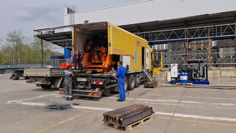 Дизельная электростанция ТСС на испытаниях в Ивантеевке