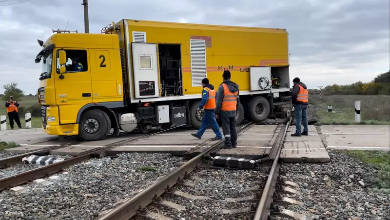 Дизельная электростанция ТСС в составе мобильного сварочного комплекса на РЖД