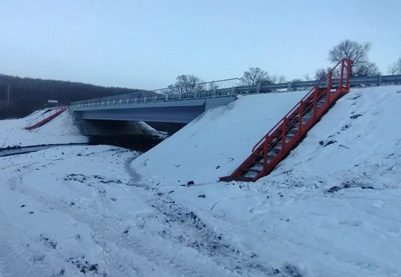 В Пензенской области завершено строительство моста через реку Ишимку