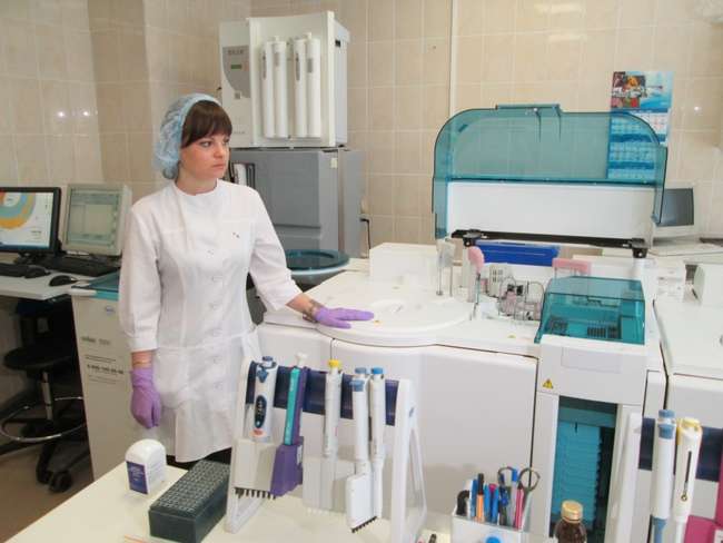 Автоматизированная лаборатория 4-й областной больницы г. Челябинска
