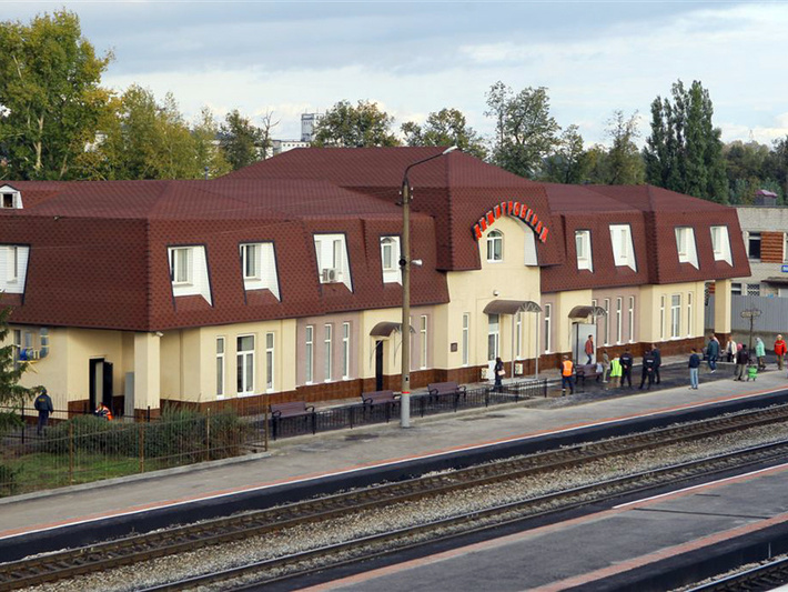 Железнодорожный вокзал в Димитровграде Ульяновской области после капитальной модернизации открыт для пассажиров