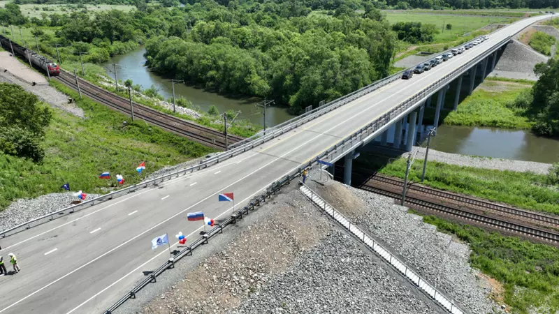 Стратегическую трассу открыли в Приморье