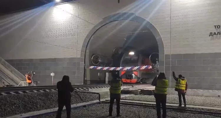 В Приморье открыли новый жд тоннель между Шкотово и Смоляниново