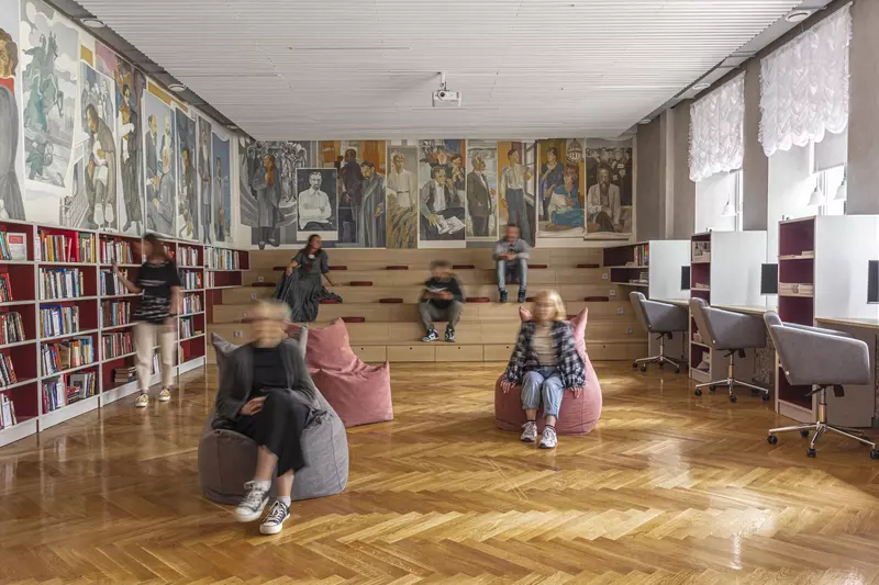 Иллюстрация №12 для «Реконструкция библиотеки им»