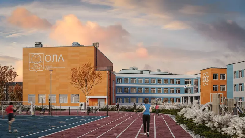 Иллюстрация 4 для новости «технологии: В посёлке Ола в 30 км от Магадана построили школу по уникальной технологии из железа»