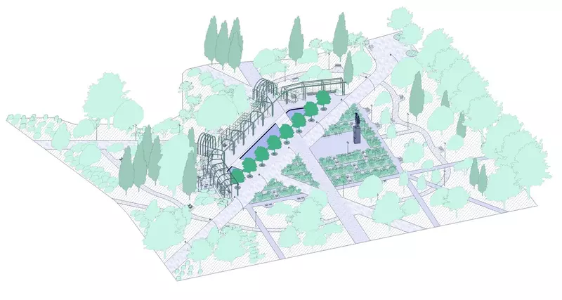 Фото #2 для публикации «благоустройство: Благоустройство сквера Стерео в Сочи»