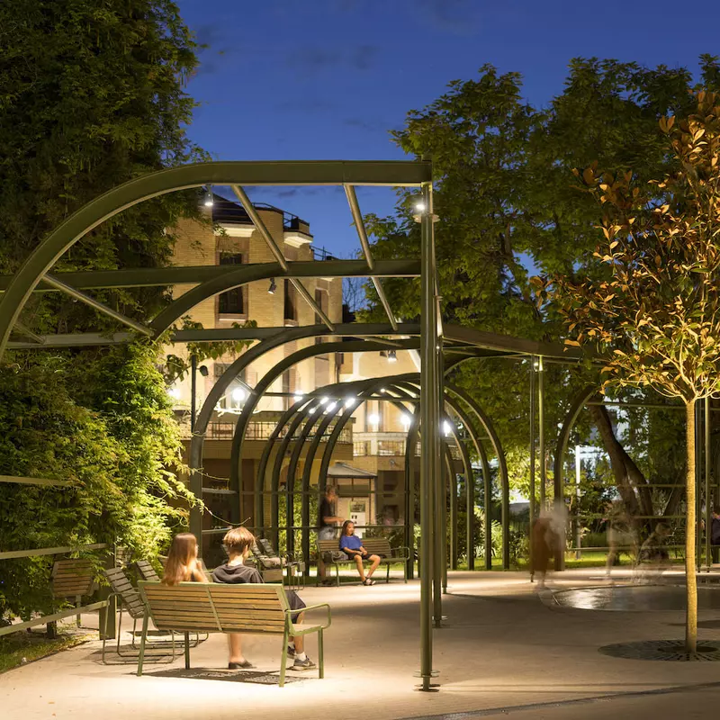 Иллюстрация №4 для публикации «общество: Благоустройство сквера Стерео в Сочи»