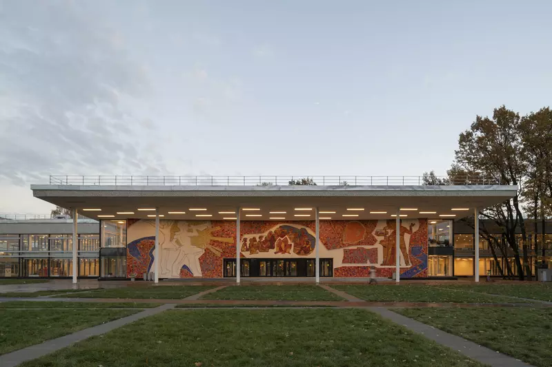 Картинка №9 для новости «Реставрация Дворца пионеров на Воробьевых горах»