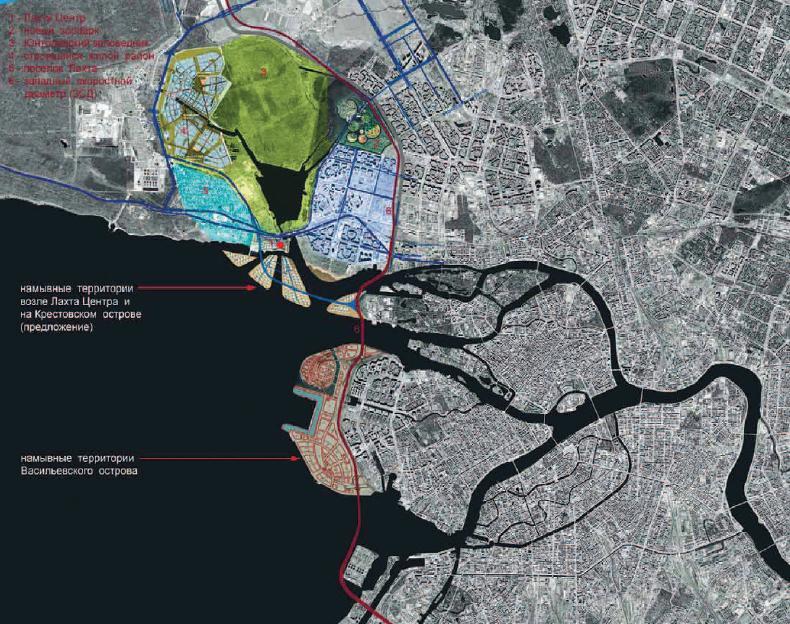 План развития территории санкт петербурга карта