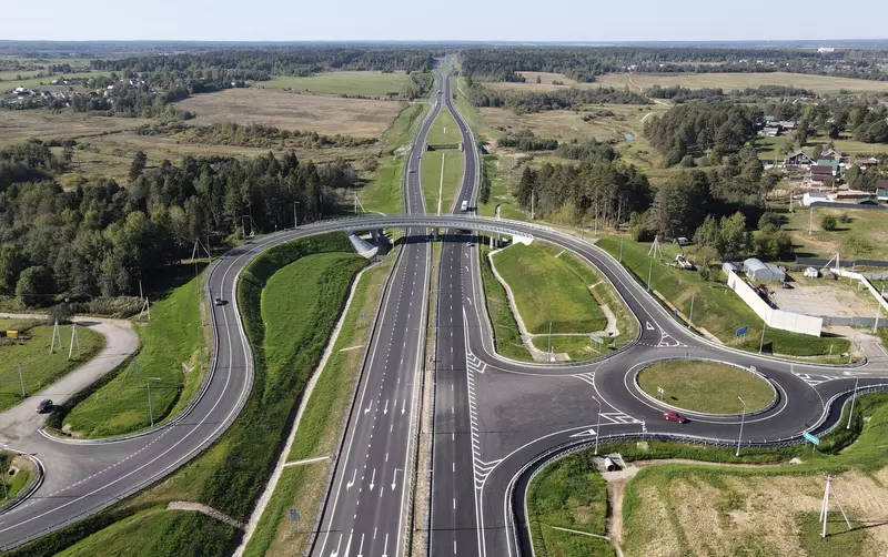 В Вологодской области открыт расширенный до четырех полос участок трассы А 114