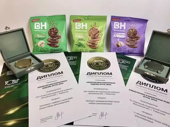 Изображение 6 для новости «Цельнозерновые хлебцы от получили золото в номинации ПРОДУКТ ГОДА»