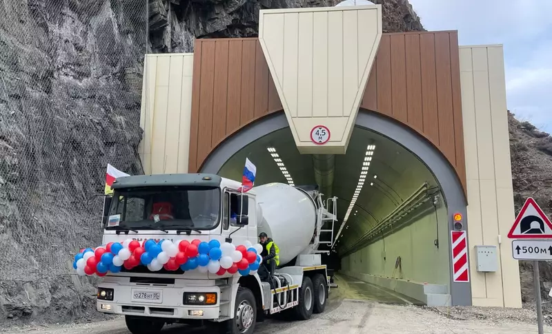В Северной Осетии открыто движение по новому тоннелю