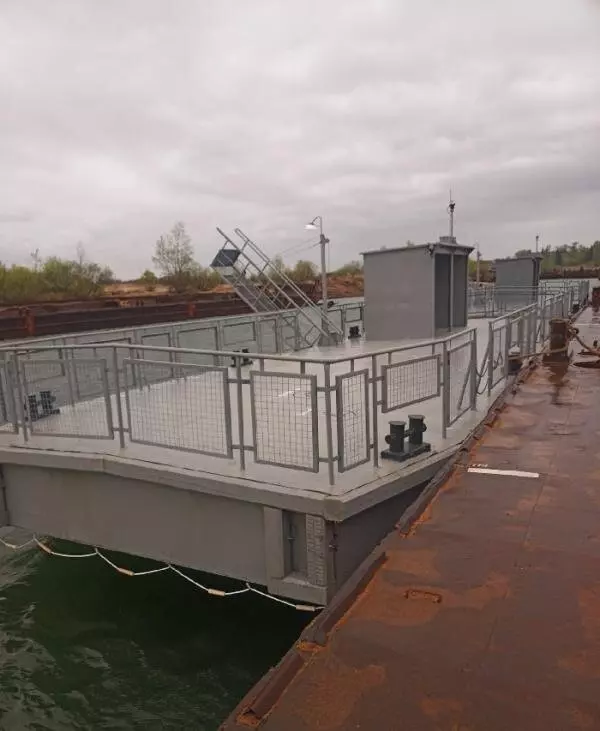 Завершено строительство двух дебаркадеров проекта ПФБ 3127