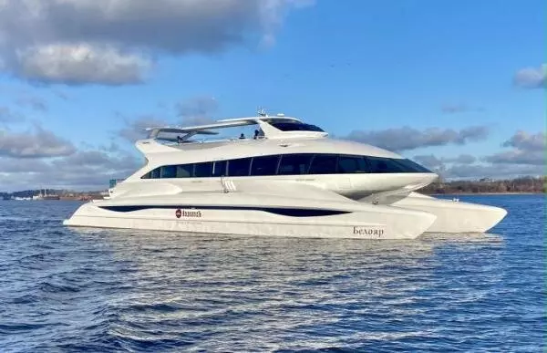 Завершено строительство пассажирского катамарана Белояр проекта 1100