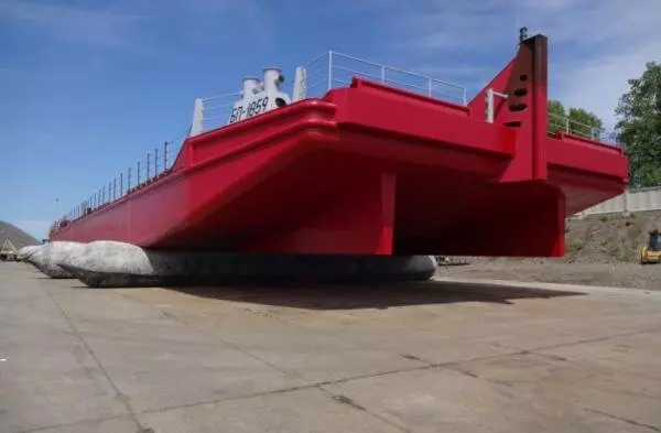 Завершено строительство баржи площадки БП 1859 проекта 130