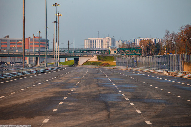 Развязки дорог москва фото