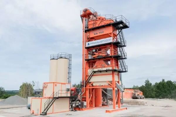 В Рязанской области открылся новый асфальтобетонный завод