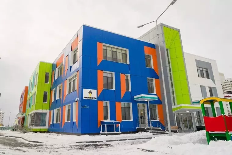 Фото #1 для новости «Детские сады и школы: В ХМАО открыт новый детский сад»