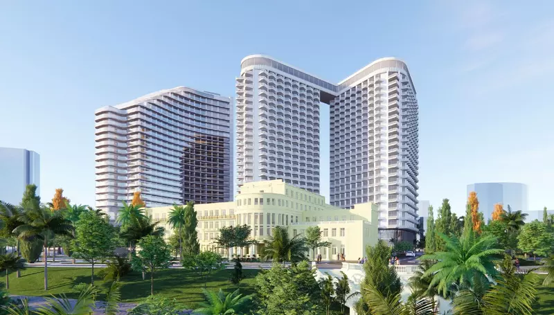 Ход строительства новых гостиниц в Сочи и Анапе