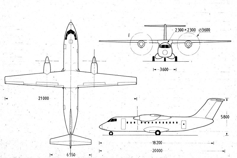 Ту 114 чертеж