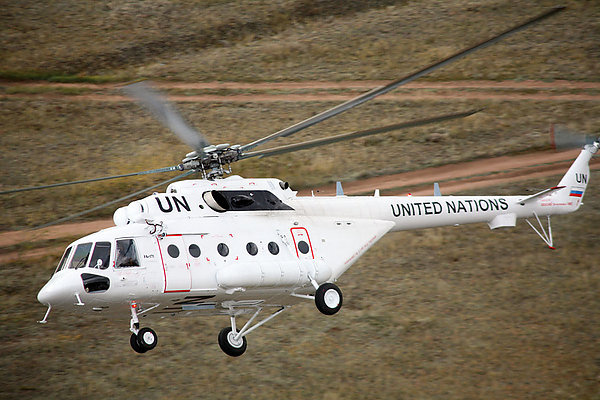 Вертолет Ми-171 миссии ООН