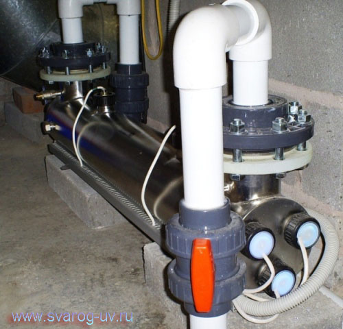 Установка по обеззараживанию воды в бассейне ультрафиолетом с применением ультразвука «Лазурь М-30»