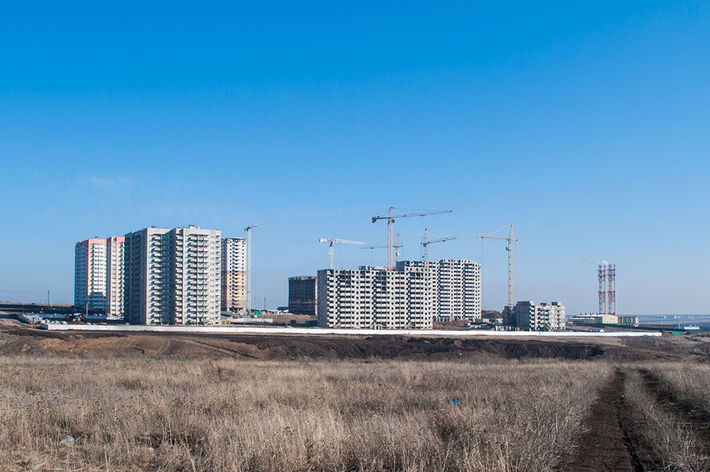 Микрорайон Суворовский. Строительство жилья для военных. Фото автора
