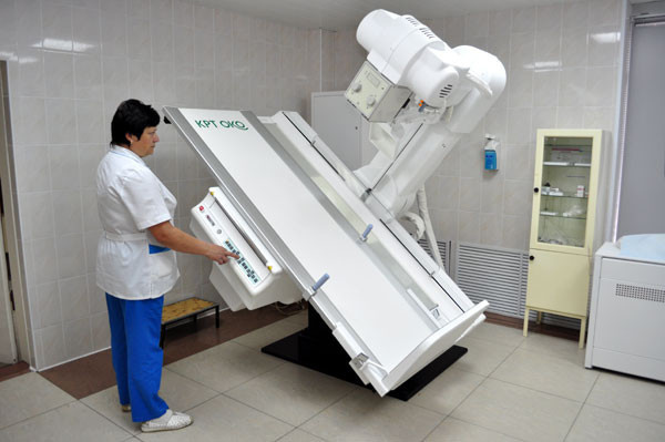 телеуправляемый рентгенодиагностический комплекс производства научно-исследовательской производственной компании «Электрон», установленный в томском НИИ кардиологии