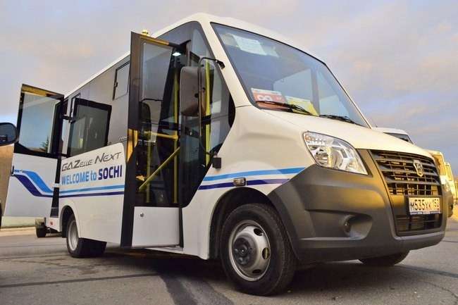 автобус «ГАЗель NEXT» на Олимпийских Играх в Сочи